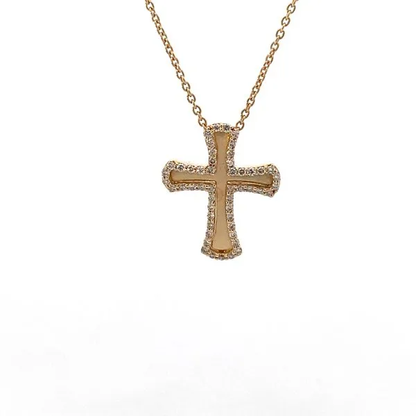 Lady's Yellow 14K Necklace Length 18 With 0.30Tw Round Diamonds Texas Gold Connection Greenville, TX