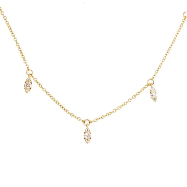 Lady's Yellow 14K Necklace Length 17 With 0.51Tw Round Diamonds Texas Gold Connection Greenville, TX