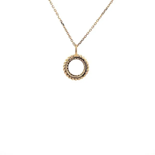 14K Yellow Gold Diamond Necklace Image 2 Texas Gold Connection Greenville, TX