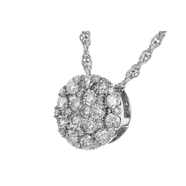 Lady's White 14K Necklace Length 18 With = 0.50Tw Round Diamonds Texas Gold Connection Greenville, TX