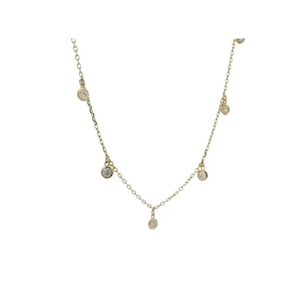 Lady's Yellow 14K Necklace With 0.39Tw Diamonds Texas Gold Connection Greenville, TX