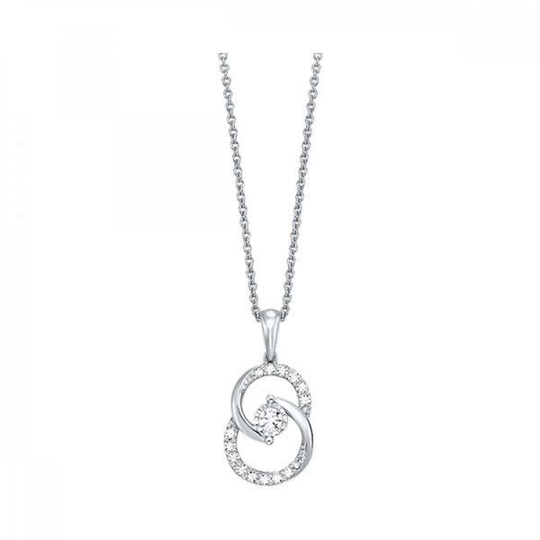 10K White Gold Diamond Necklace Texas Gold Connection greenville, TX