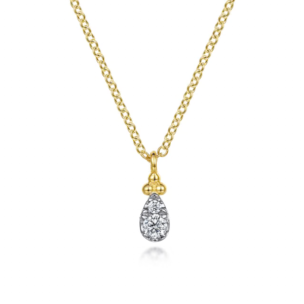 Lady's Yellow 14K Necklace With 0.09Twt N Si1 Diamonds Texas Gold Connection greenville, TX