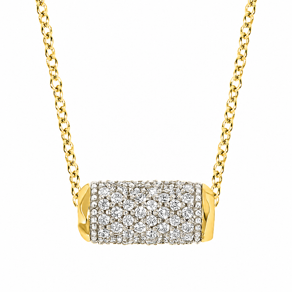 Lady's Yellow 14K Necklace Length 18 With 0.53Twt Diamonds Texas Gold Connection greenville, TX