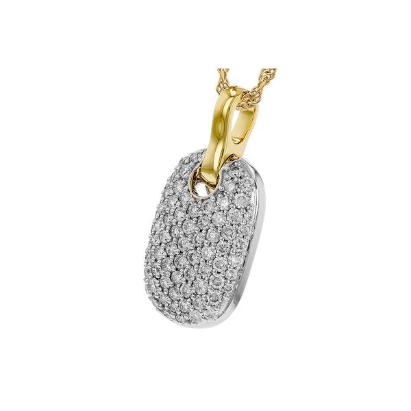 14K Yellow & White Gold Necklace With 0.66Twt Diamonds Image 2 Texas Gold Connection greenville, TX