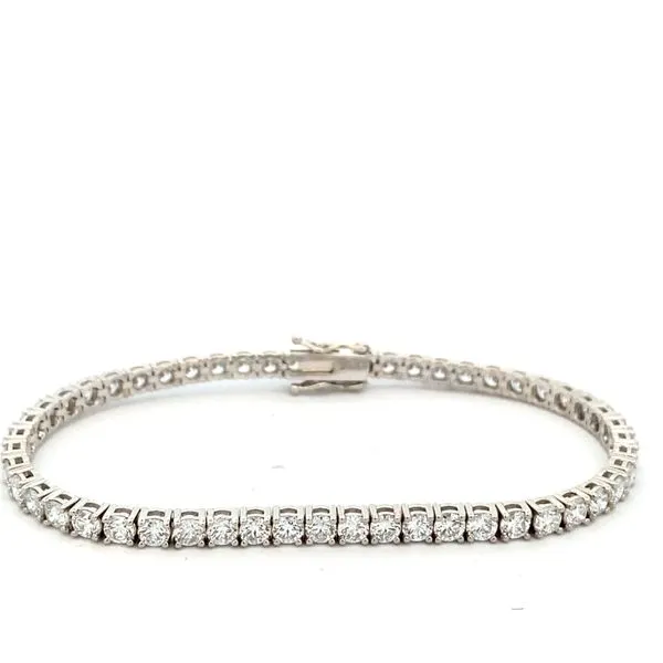 14K White Gold Diamond Tennis Bracelet Texas Gold Connection Greenville, TX