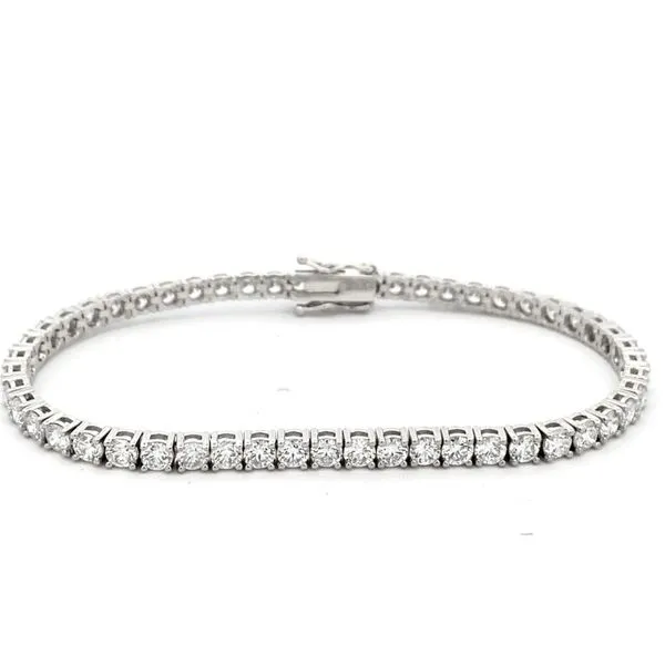 14K White Gold Diamond Tennis Bracelet Texas Gold Connection greenville, TX