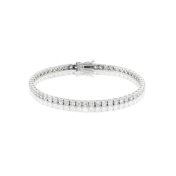 Lady's White 14K Tennis Bracelet With 5.00Tw Diamonds Texas Gold Connection Greenville, TX