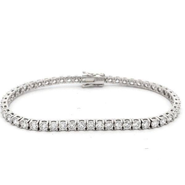 14K White Gold Diamond Tennis Bracelet Texas Gold Connection greenville, TX