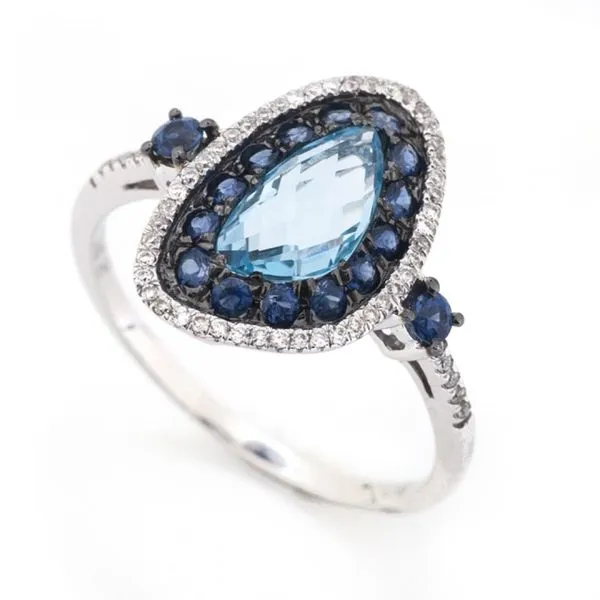 Blue Topaz Mystique Ring Image 2 Texas Gold Connection Greenville, TX