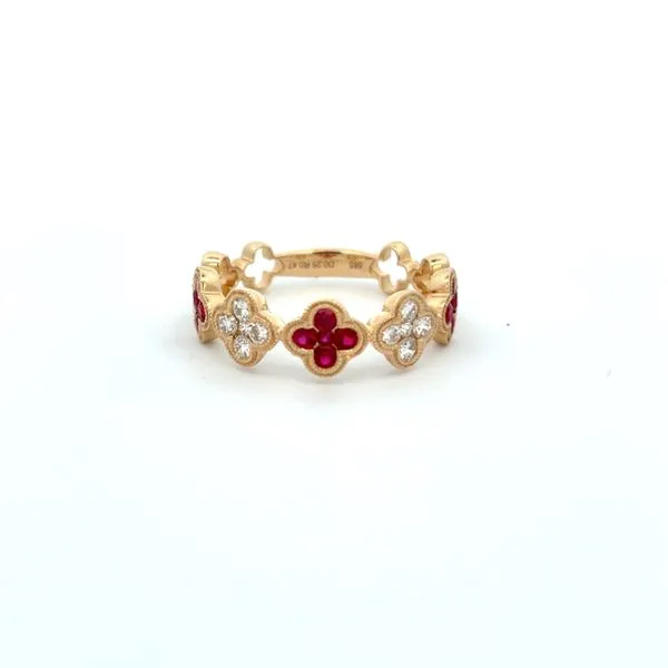 14K Yellow Gold Ruby And Diamond Fashion Ring Texas Gold Connection Greenville, TX