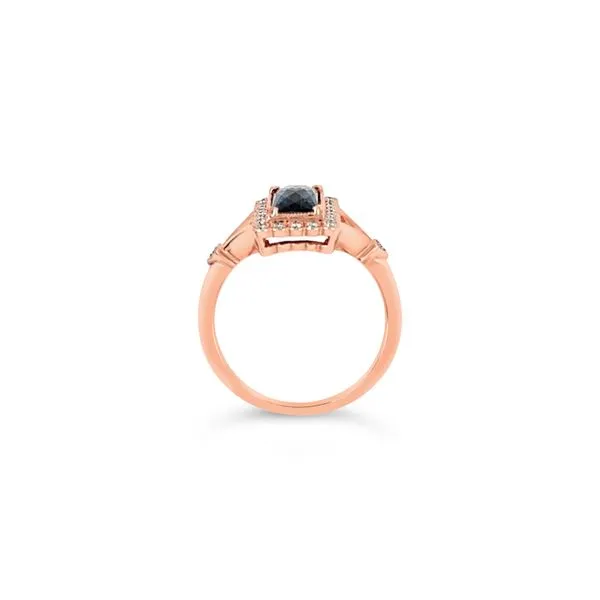 14K Rose Gold Blue Topaz Engagement Ring Image 3 Texas Gold Connection Greenville, TX