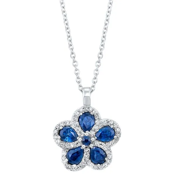 14k White Gold Diamond And Sapphire Pendant Texas Connection Greenville Tx - White Gold 14k Sapphire Pendant 14k White Gold Diamond And Sapphire Pendant Texas Connection Greenville Tx - White Gold 14k Sapphire Pendant