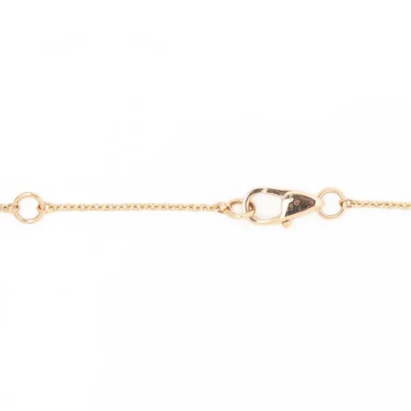 Clover Shape Pink Opal Necklace Image 3 Texas Gold Connection greenville, TX
