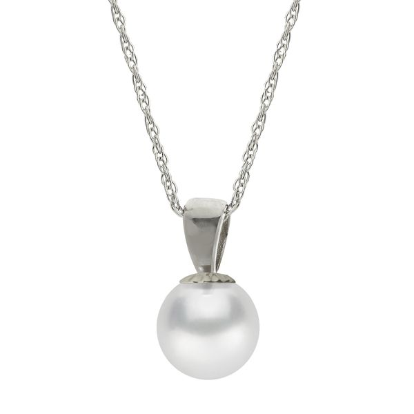 14K White Gold 7-7.5mm 