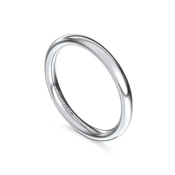 14K White Gold Matching Wedding Band Image 3 Texas Gold Connection greenville, TX