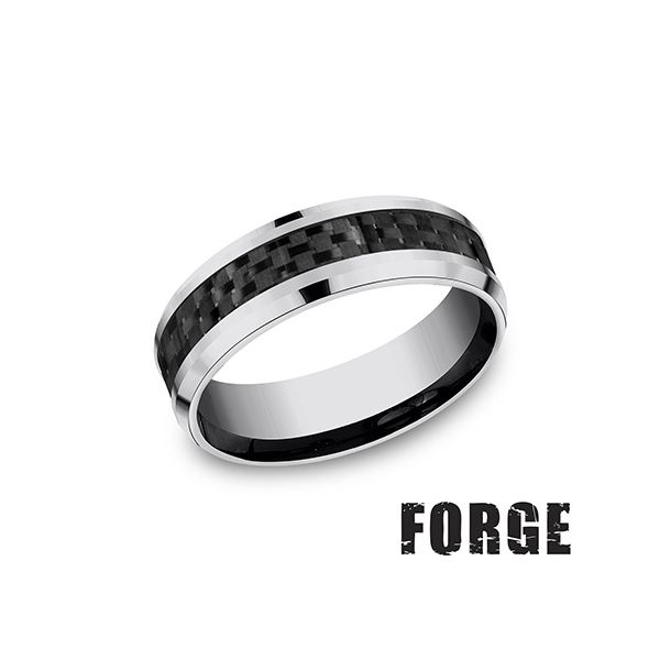 Men's Tungsten Wedding Band Texas Gold Connection Greenville, TX