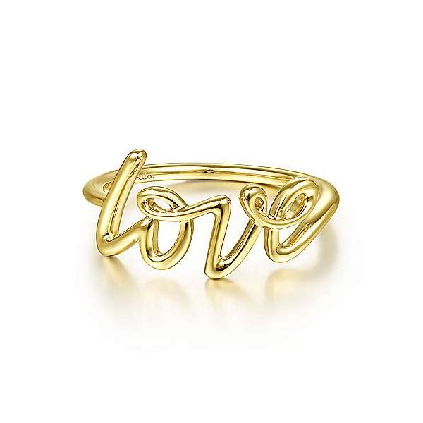 14K Yellow Gold Love Ring Texas Gold Connection Greenville, TX