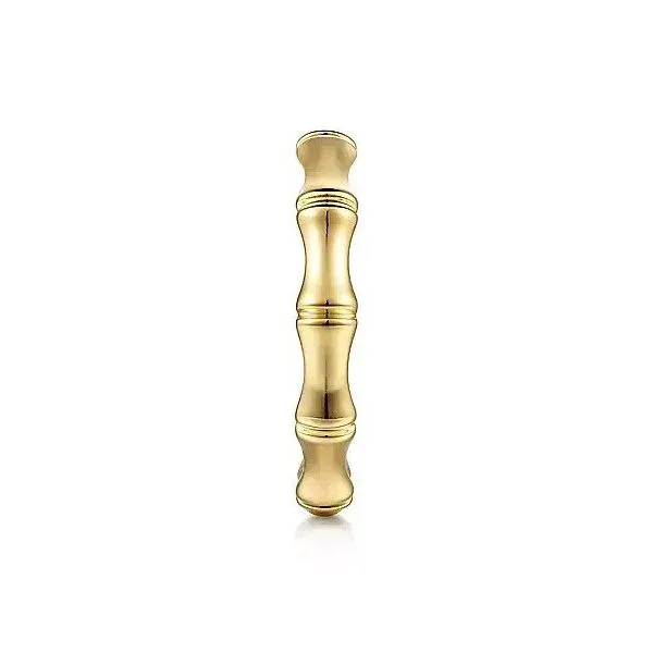 14K Yellow Gold Bamboo Shape Stackable Ring Image 4 Texas Gold Connection Greenville, TX
