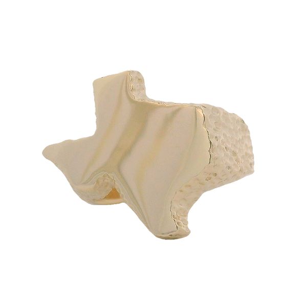 Men's 10K Yellow Gold Texas Nugget Ring Size 10 Texas Gold Connection greenville, TX