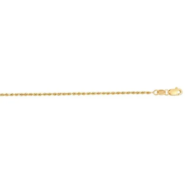 14K Gold 1.4mm Diamond Cut Royal Rope Chain Texas Gold Connection greenville, TX
