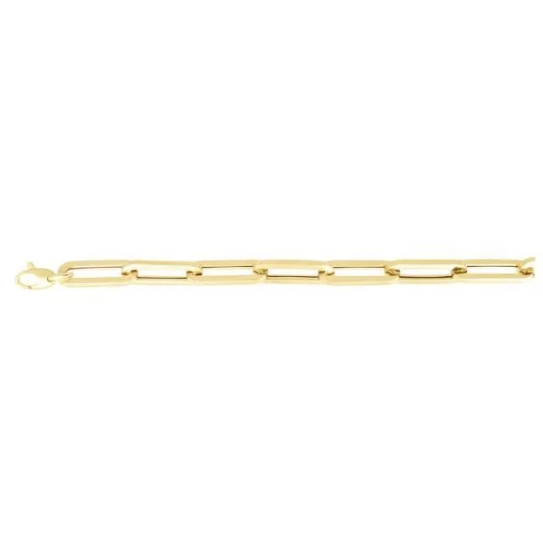 14K 9.6mm Paperclip Chain Image 2 Texas Gold Connection Greenville, TX