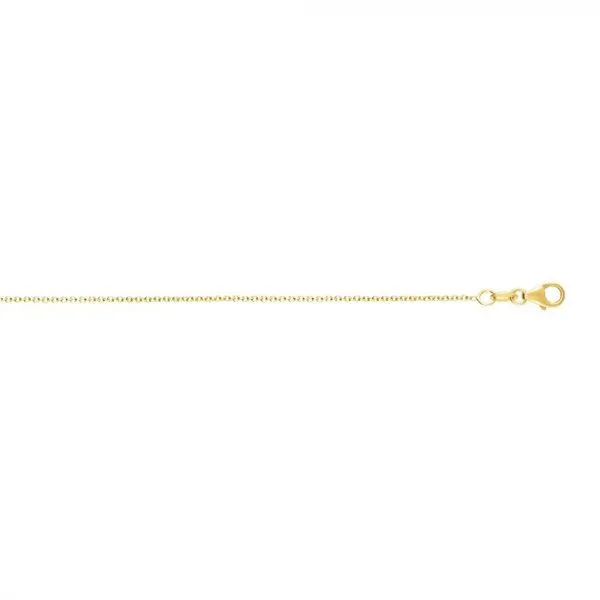 14K Gold 1.1mm Round Cable Chain Texas Gold Connection Greenville, TX