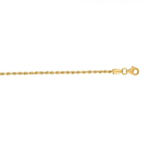14K Gold 1.8mm Royal Rope Chain Texas Gold Connection greenville, TX