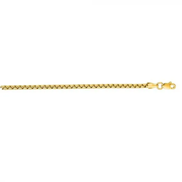 14K Gold 3.6mm Solid Round Box Chain Texas Gold Connection Greenville, TX