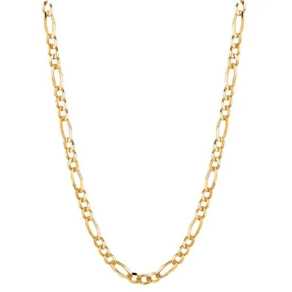 14K Gold 4.5mm Figaro Chain Image 2 Texas Gold Connection Greenville, TX