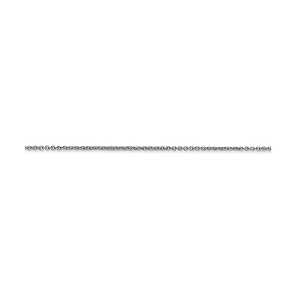 14K White Gold Cable Link Chain Image 3 Texas Gold Connection greenville, TX