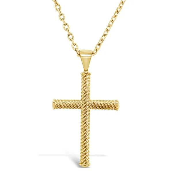 14K Yellow Gold Cross Necklace Texas Gold Connection Greenville, TX