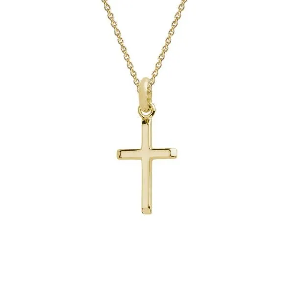 14K Yellow Gold 16-18 inch Cross Necklace Texas Gold Connection Greenville, TX