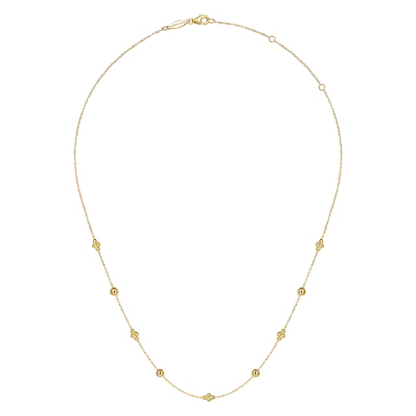 14K Yellow Gold Bujukan Station Necklace Image 2 Texas Gold Connection greenville, TX