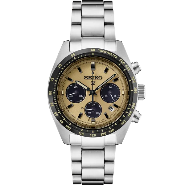 Seiko Prospex Speedtimer Solar Chronograph Men's Watch Texas Gold Connection greenville, TX