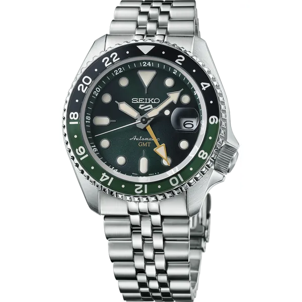 Seiko 5 Sports SKX Sports Style GMT Series Men's Watch Texas Gold Connection greenville, TX