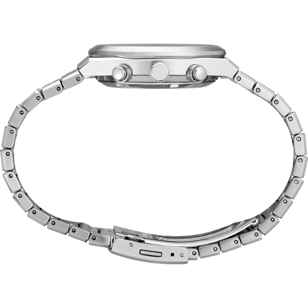 Essentials SS Quartz Chronograph Silver Dial Image 3 Texas Gold Connection greenville, TX