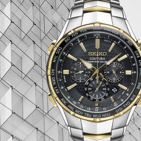 Coutura Radio Sync Solar Chronograph Image 5 Texas Gold Connection greenville, TX