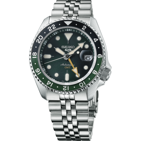 Seiko 5 Sports SKX Sports Style GMT Series Men's Watch Texas Gold Connection greenville, TX