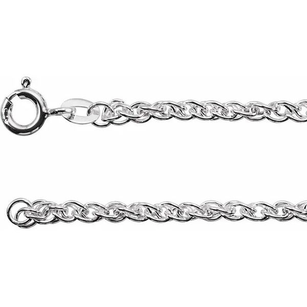 Sterling Silver 2 mm Rope 18