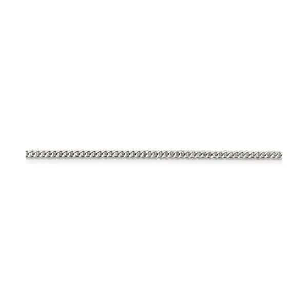 Sterling Silver 2mm Curb Chain Image 2 Texas Gold Connection Greenville, TX