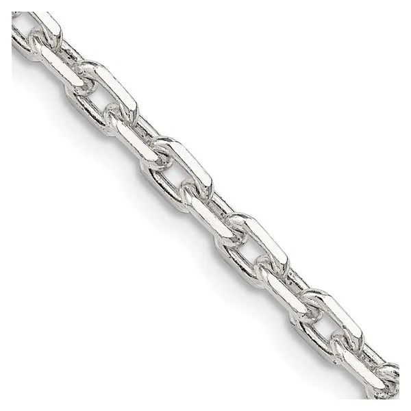 Sterling Silver 3.95mm Beveled Oval Cable Chain Texas Gold Connection Greenville, TX