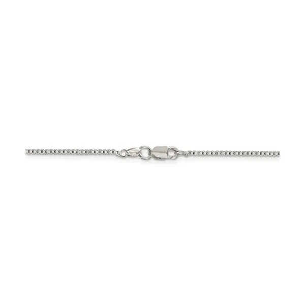 Sterling Silver 1.4mm Box Chain Image 3 Texas Gold Connection Greenville, TX