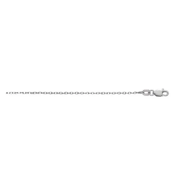 Sterling Silver 0.8mm Diamond Cut Cable Chain with Spring Ring Clasp Texas Gold Connection Greenville, TX