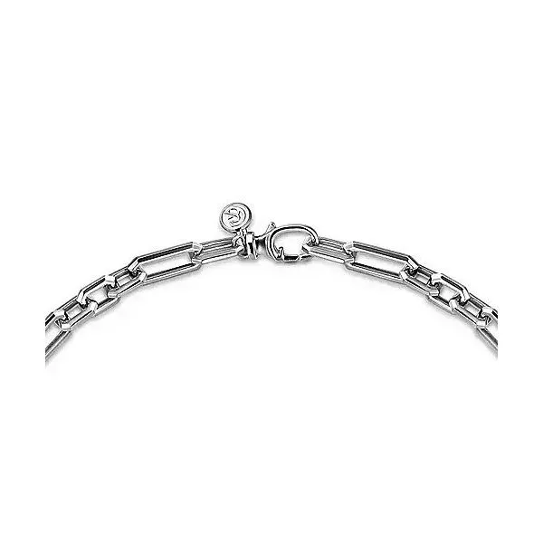 22 Inch 925 Sterling Silver Figaro Chain Necklace Image 3 Texas Gold Connection Greenville, TX