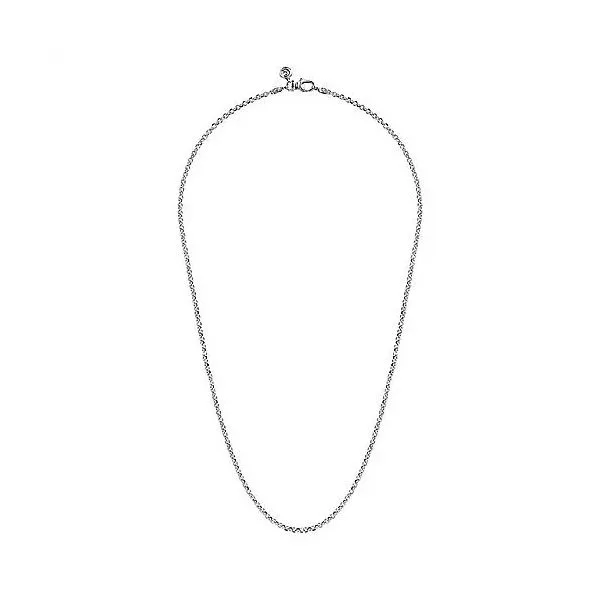 Sterling Silver Mens Cuban Link Chain Necklace