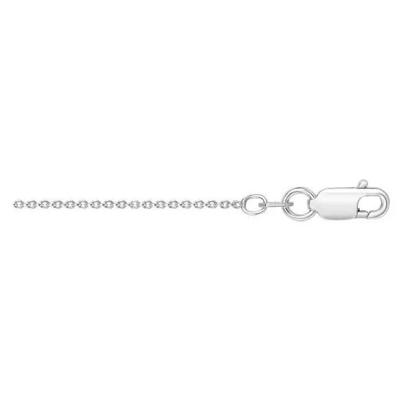 Sterling Silver 0.9mm Round Cable Chain with Lobster Clasp Texas Gold Connection Greenville, TX