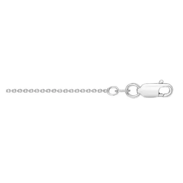 Sterling Silver 1.1mm Round Cable Chain with Lobster Clasp Texas Gold Connection greenville, TX