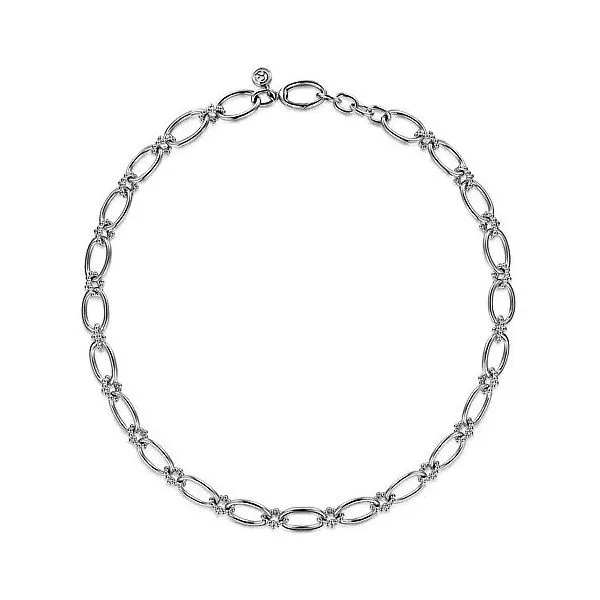 925 Sterling Silver Bujukan Link Chain Necklace Image 2 Texas Gold Connection greenville, TX
