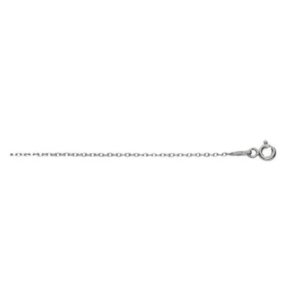 Sterling Silver 0.8mm Diamond Cut Cable Chain with Spring Ring Clasp Texas Gold Connection greenville, TX